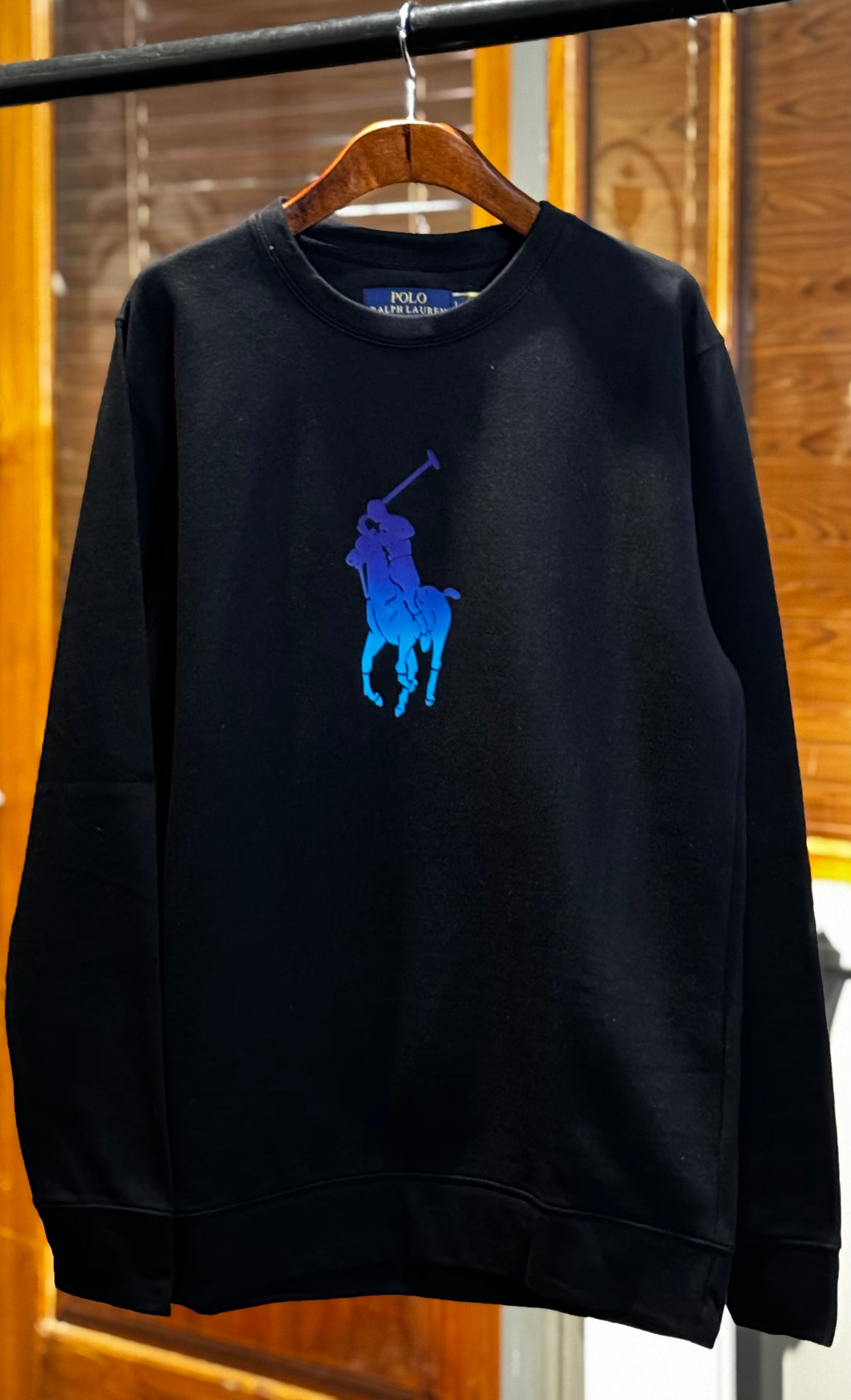 Polo Neon Sweatshirt - Blue