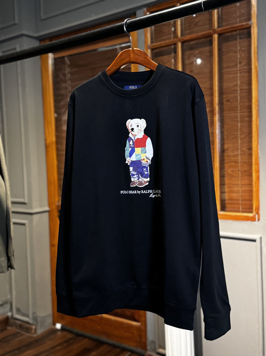 Polo Bear Sweatshirt - Black