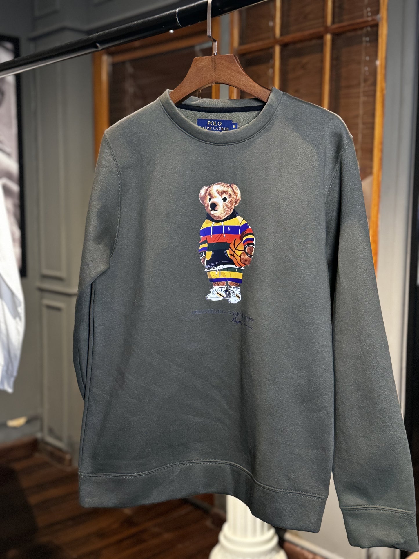 Polo Bear Sweatshirt - Grey