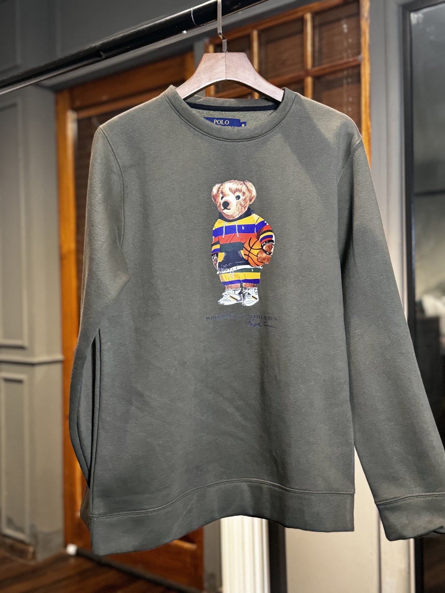 Polo Bear Sweatshirt - Grey